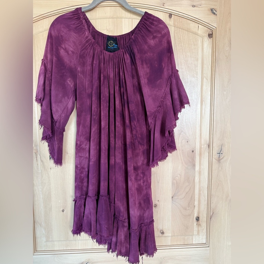 Blue Life Asymmetrical Dress in Purple - made in Sunny California